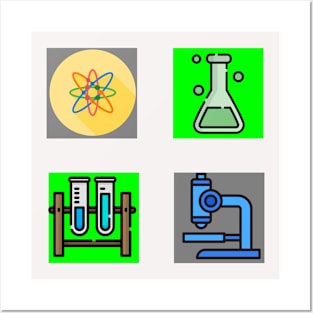 Science Experiment Posters and Art